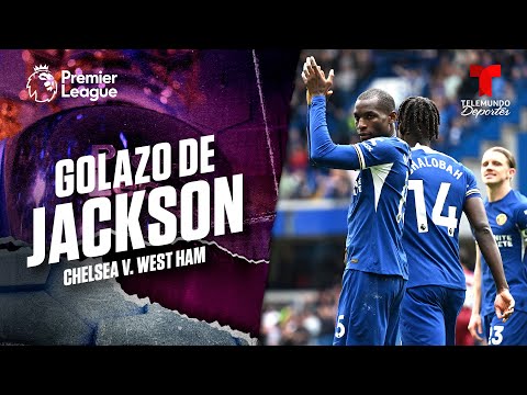 Nicolas Jackson hace el cuarto gol - Chelsea v. West Ham | Premier League | Telemundo Deportes