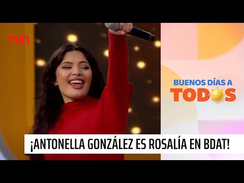 Desde Mi Nombre Es: Antonella González es Rosalía en el Buenos Días a Todos