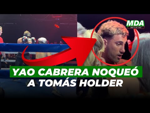 Así QUEDÓ HOLDER tras el FUERTE NOCAUT de YAO CABRERA