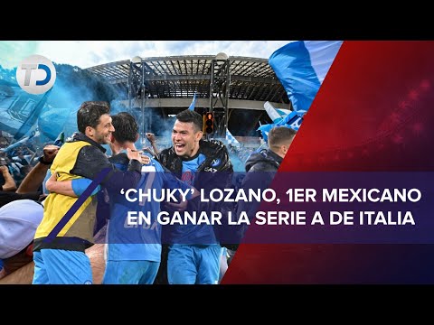 'Chuky' Lozano y el Napoli son campeones de la Serie A