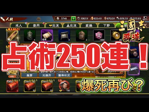 【三國志覇道】エレン、物欲の壁に挑む！名宝祭250連の結末は…！？