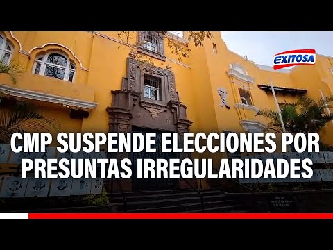 Colegio Médico del Perú suspende sus elecciones ante presunta vulneración de padrón electoral