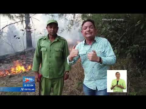 Cuba: Labores para controlar incendio en Pinares de Mayarí