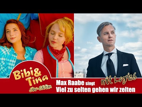 Max Raabe singt "Viel zu selten gehen wir zelten" aus Bibi & Tina