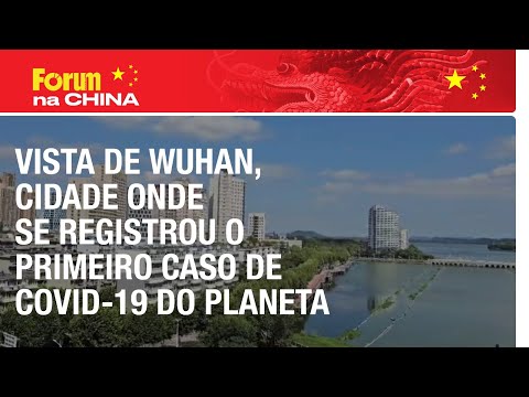 Vista da cidade de Wuhan, cidade onde se registrou o primeiro caso de covid 19 no planeta