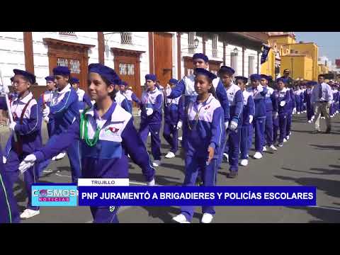 Trujillo: PNP juramentó a brigadieres y policías escolares