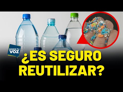 ¿Es conveniente reutilizar las botellas de plástico para transportar bebidas?