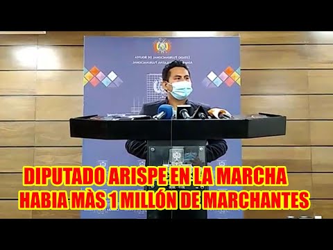 DIPUTADO GUALBERTO ARISPE MÀS 1MILLÓN MARCHARON EN D3FENSA DE LA PATRIA DESDE CARACOLLO HASTA LA PAZ