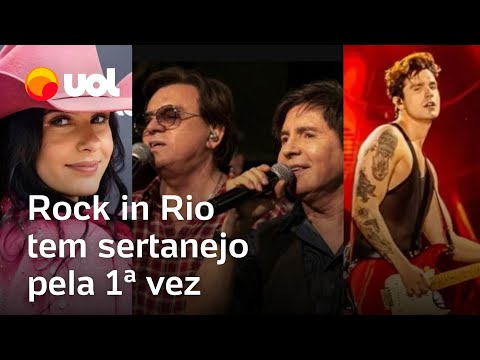 Rock in Rio tem sertanejo pela 1ª vez com shows de Luan Santana, Chitãozinho e Xororó e Ana Castela