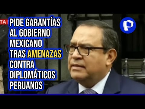 Premier Otárola denuncia amenazas de muerte contra diplomáticos peruanos en México