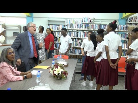 French Ambassador Visits Bishop's High School In Tobago
