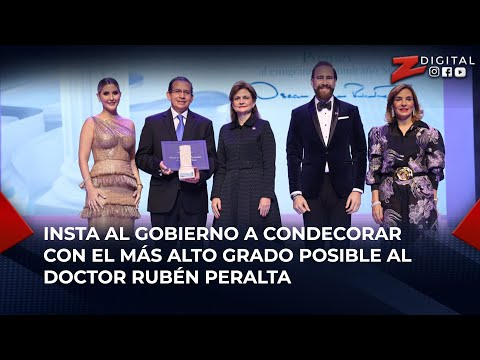 Insta al Gobierno a condecorar con el más alto grado posible al doctor Rubén Peralta