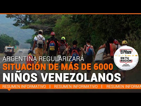 El Pitazo en tu región | Argentina regularizará situación de más de 6.000 niños venezolanos