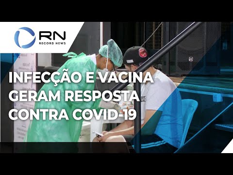 Infecção e vacina geram resposta contra Covid-19