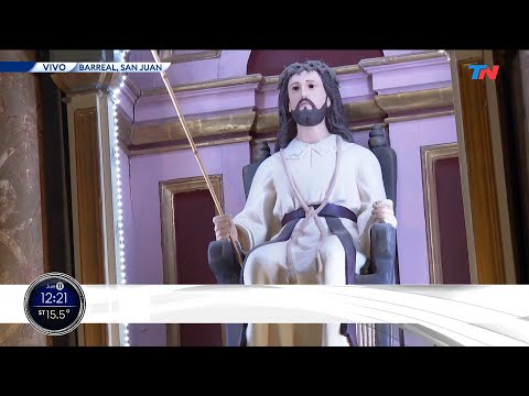 RESISTIRÉ I TN en Barreal, San Juan: Allí se encuentra la única imagen del Cristo sentado del país
