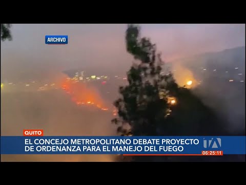 Con la nueva ordenanza de manejo de fuego en Quito se sancionará a quien provoque incendios