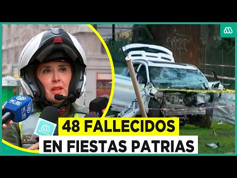 48 fallecidos durante Fiestas Patrias: El negativo balance de Carabineros