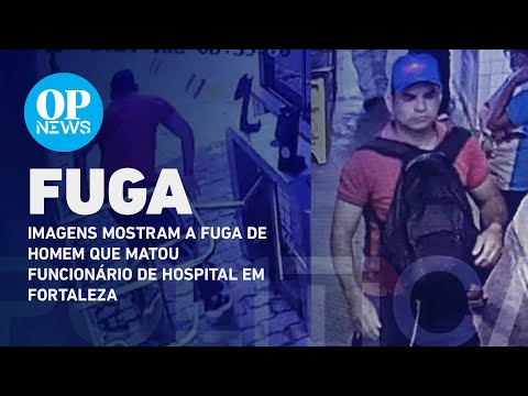 Imagens mostram a fuga de homem que matou funcionário de hospital em Fortaleza | O POVO NEWS