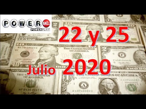 Como GANAR? La Lotería Powerball  (22 y 25 / 07 / 2020)