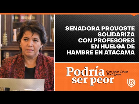 Senadora Provoste (DC) solidariza con profesores en huelga de hambre en Atacama