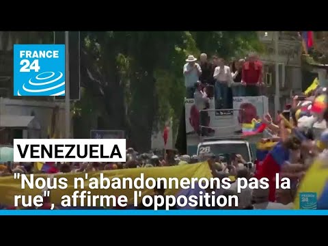 Venezuela : l'opposition toujours dans la rue pour contester la victoire de Nicolas Maduro