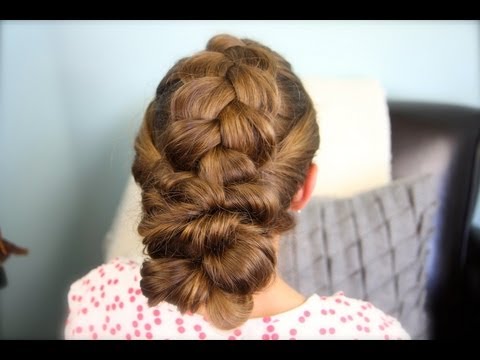 Pancake Braid with Double Twists | Updos | Cute Girls Hairstyles