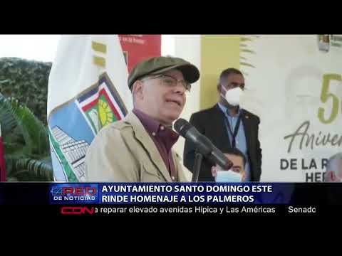 Ayuntamiento Santo Domingo Este rinde homenaje a Los Palmeros