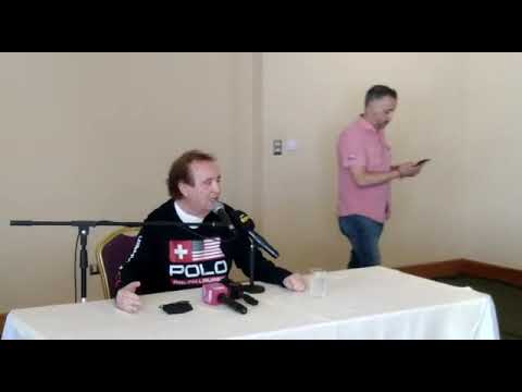 Dyango en conferencia de prensa en Curicó - grabó Marcelo Vasquez