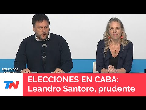 ELECCIONES 2023 I Leandro Santoro, prudente con los resultados en CABA:Habrá que esperar unos días