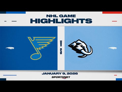 NHL Highlights | Blues vs. Mammoth - January 9, 2025