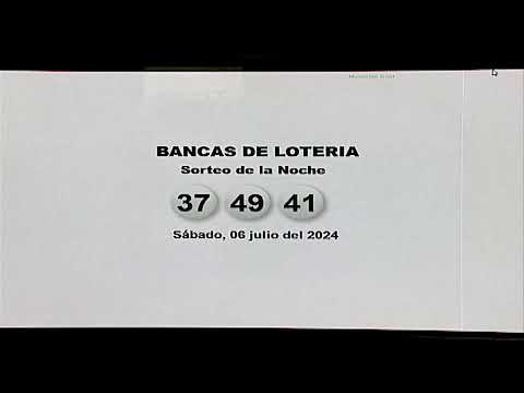 Sorteo de la noche 06/07/2024