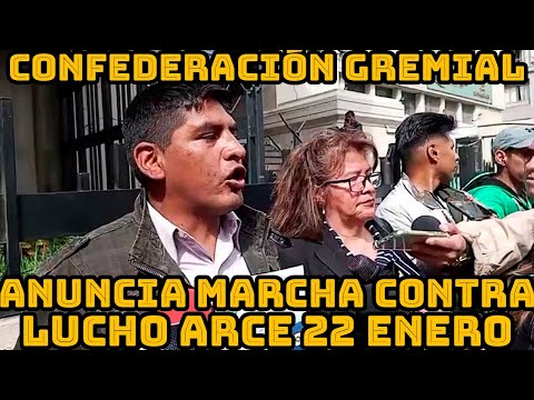 CONFEDERACIÓN GREMIALES DE BOLIVIA CUESTIONAN PRESIDENTE ARCE POR NO ESCUCHAR COMERCIANTES..