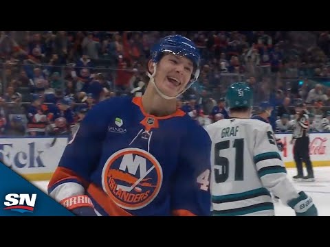 Islanders Matthew Schaefer Bangs In Loose Puck To Notch First Career Multi-Point Game