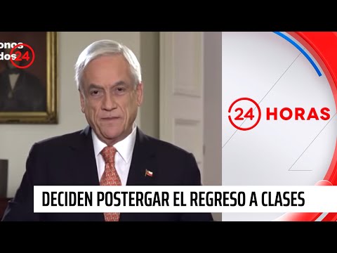 Piñera anuncia que el Gobierno decidió postergar el regreso a clases: Será gradual desde mayo