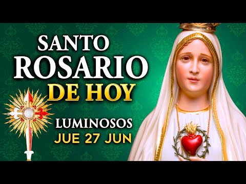 ROSARIO de HOY EN VIVO jueves 27 de Junio  2024 | Heraldos del Evangelio El Salvador