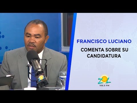 Francisco Luciano candidato alcalde por SDO por la Fuerza del Pueblo comenta sobre su candidatura