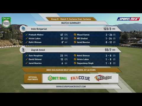European Cricket League T10: Griffins vs Bjorvika, Indo-Bulgarian vs Zagreb Sokol | ECL T10