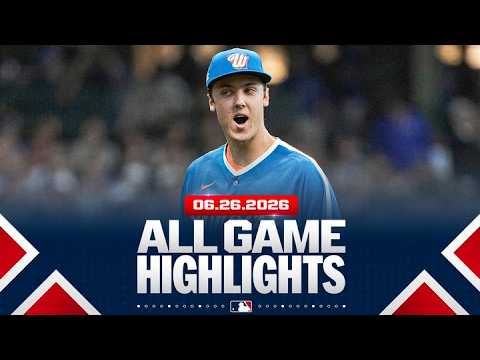 하이라이트 from ALL GAMES on 6/26 (Jacob Misiorowski strikes out 8, 시카고 화이트삭스 score 22, and MORE!)
