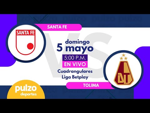 EN VIVO: Santa Fe vs Tolima - Cuadrangulares Liga BetPlay Dimayor | Pulzo Deportes