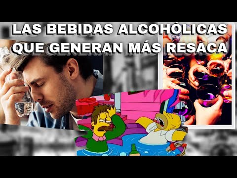 BEBIDAS ALCOHÓLICAS  Estás son las que generan más resaca al otro día?