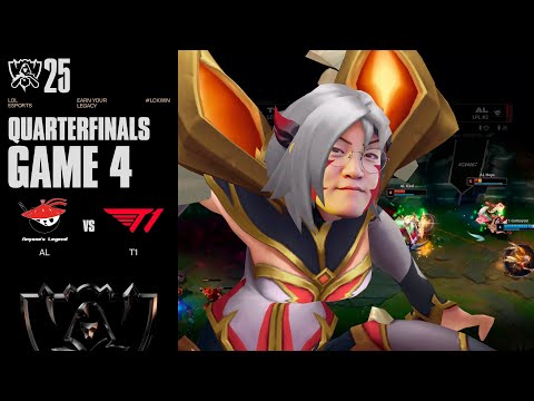 중요할 때 한 번. | AL vs T1 게임 4 하이라이트 | 녹아웃 8강 Day4 | 2025 월드 챔피언십