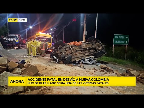 AHORA: hijo de Blas Llano fallece en accidente en la ruta Luque-San Ber