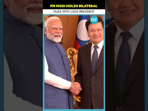 ASEAN Summit: PM Modi Holds Bilateral Meeting With Laos President Sisoulith