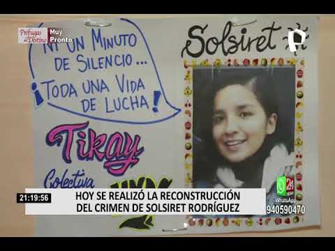 Callao: reconstruyen asesinato de Solsiret Rodríguez a un año del hallazgo de sus restos