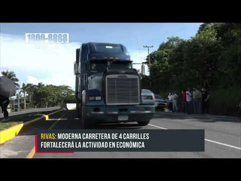 Inauguran obra de la carretera Sapoá-Peñas Blancas en Rivas - Nicaragua