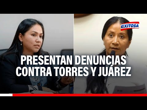 Fiscalía presentó dos denuncias contra las legisladoras Rosío Torres y Heidy Juárez