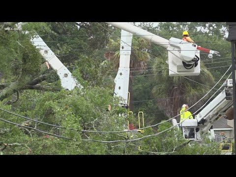 Widespread power outages continue in South Carolina after Helene