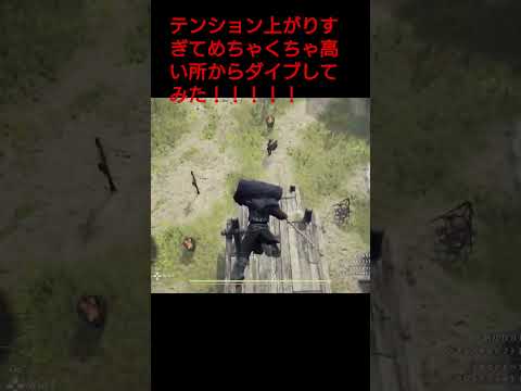 【ドラゴンズドグマ2】テンション上がりすぎてめちゃくちゃ高い所からダイブしてみた！！#ドラゴンズドグマ2#DragonsDogma2#ゲーム実況#1周年#オープンワールド#DD2#RPG#shorts