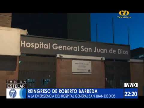Roberto Barreda fue trasladado a la emergencia del Hospital San Juan de Dios