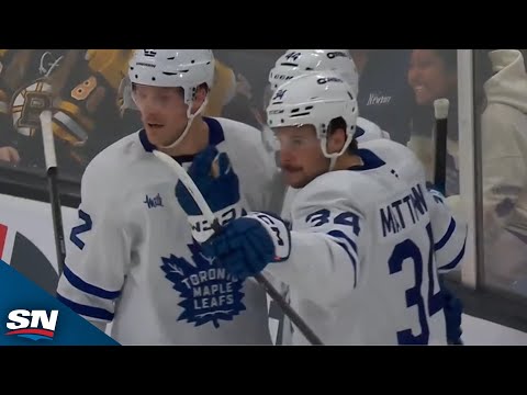 Morgan Rielly Rips One Timer Past Jeremy Swayman In 800th Game